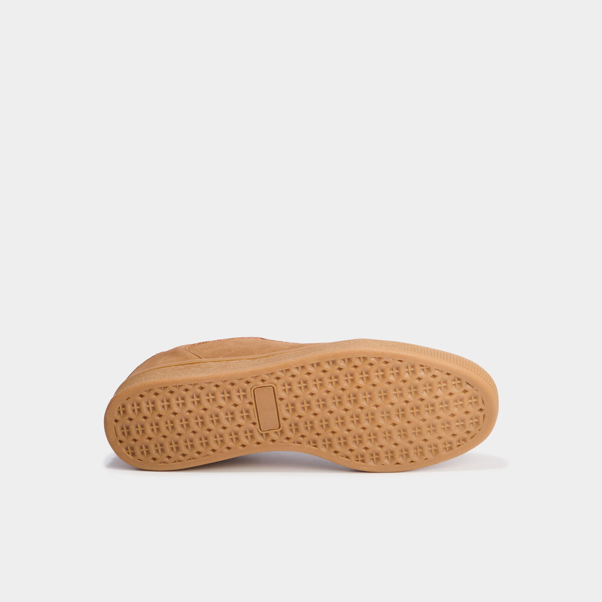 Tennis basses &agrave; lacets effet su&eacute;dine marron clair homme