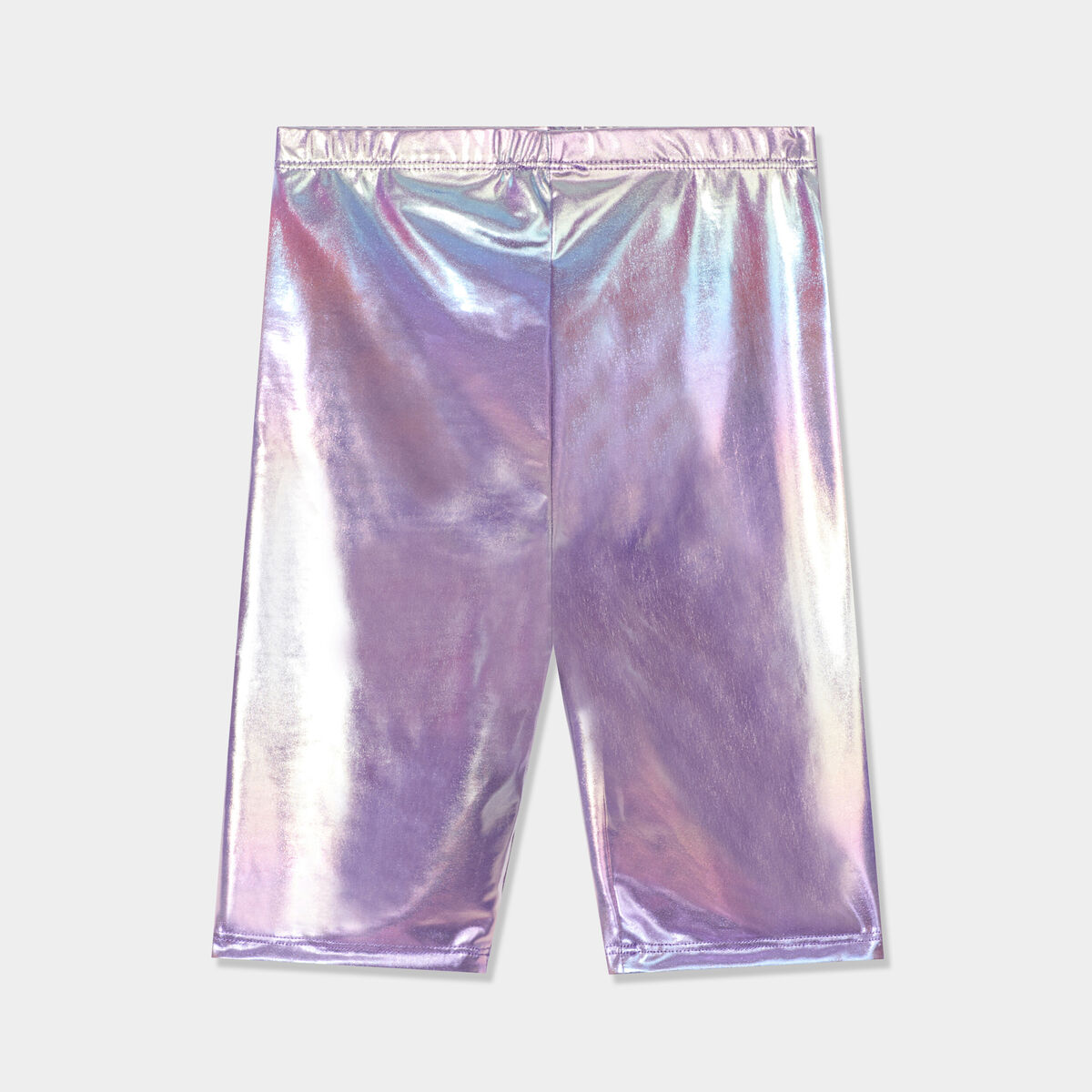 Lot De 4 Leggings Sport Court Pour Fille - Noir, Gris, Rose, Violet - Taille 3-4 Ans (110)