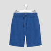 Short jogging droit Liberto bleu garçon