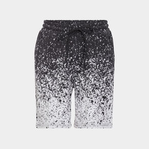 Short jogging droit à coulisse blanc homme