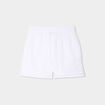 Short broderie anglaise élastiqué coton blanc femme
