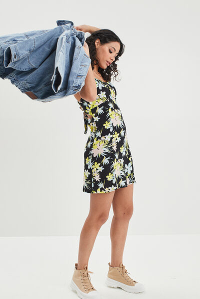 Veste en jean ample boutonnée denim triple stone femme