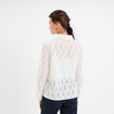 Chemise broderie anglaise coton ecru femme
