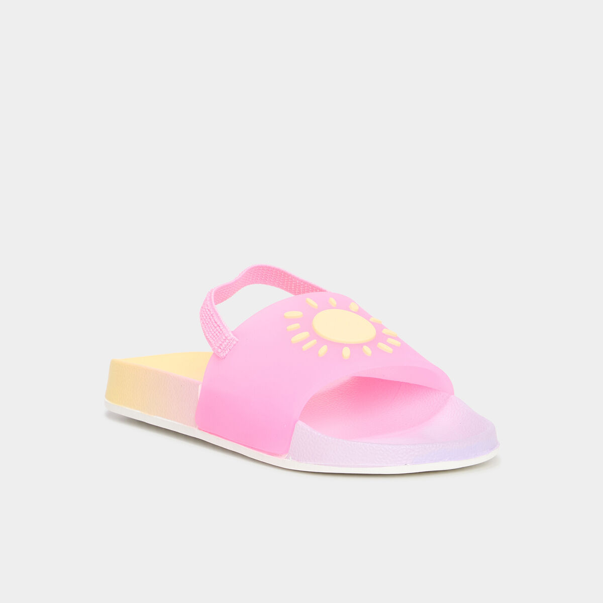Mules de plage avec brides multicolore fille