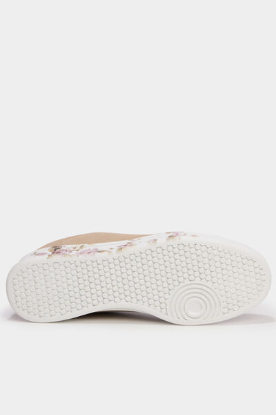 Baskets &agrave; lacets sable femme