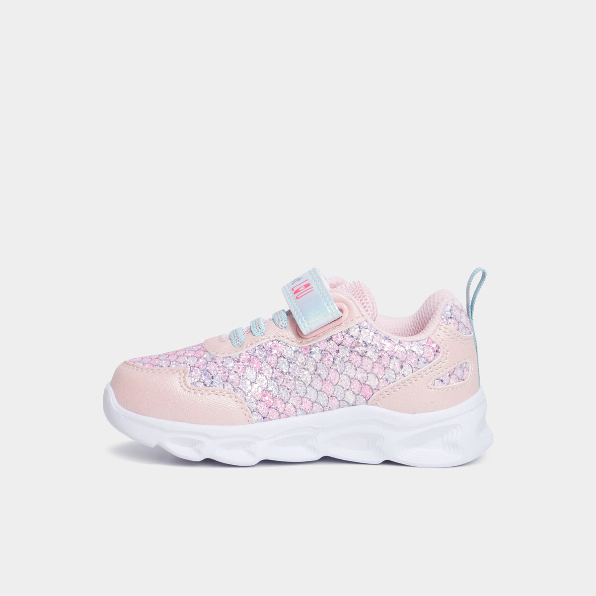 Baskets running lumineuses rose fille