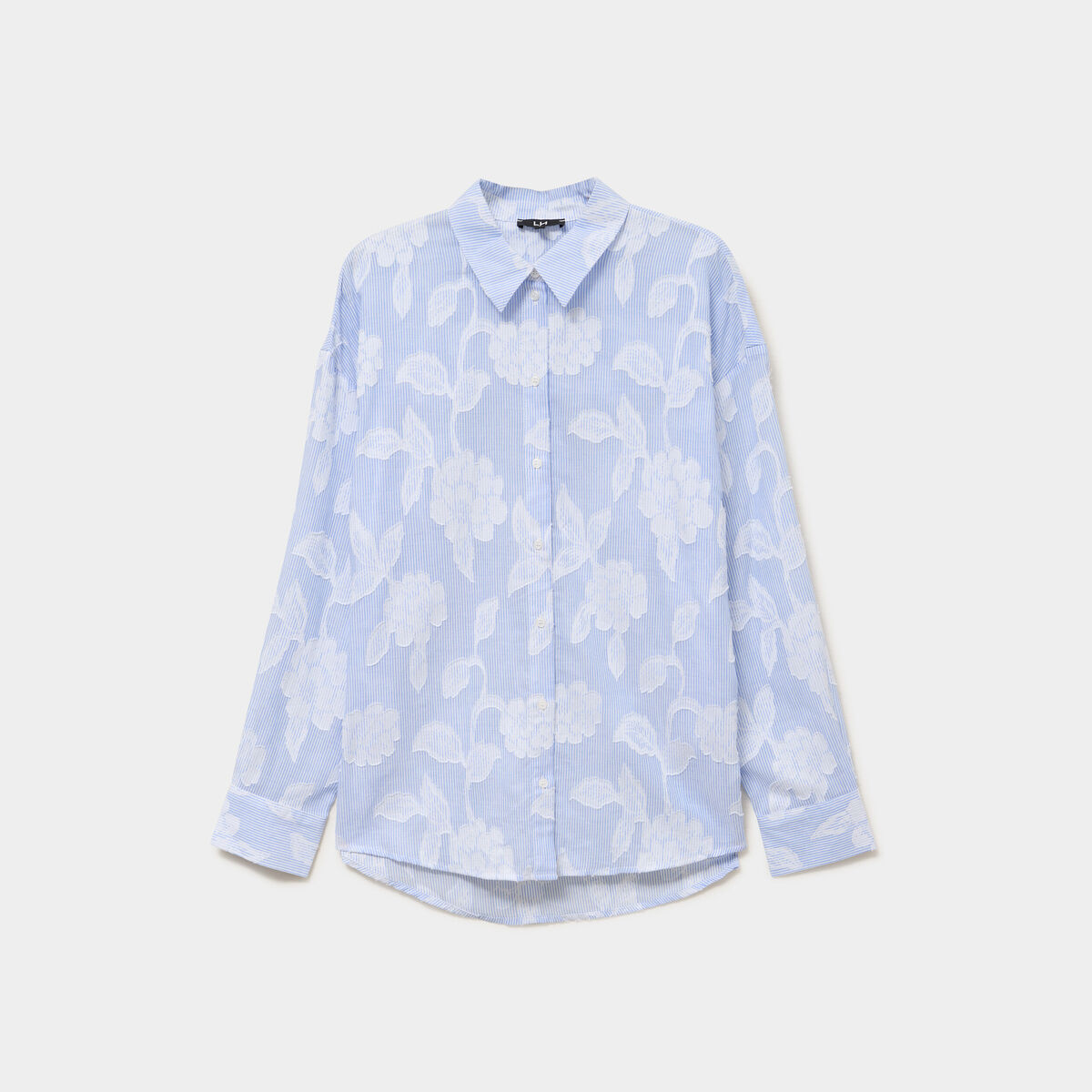 Chemise manches longues coton blanc femme