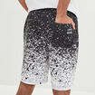 Short jogging droit à coulisse blanc homme