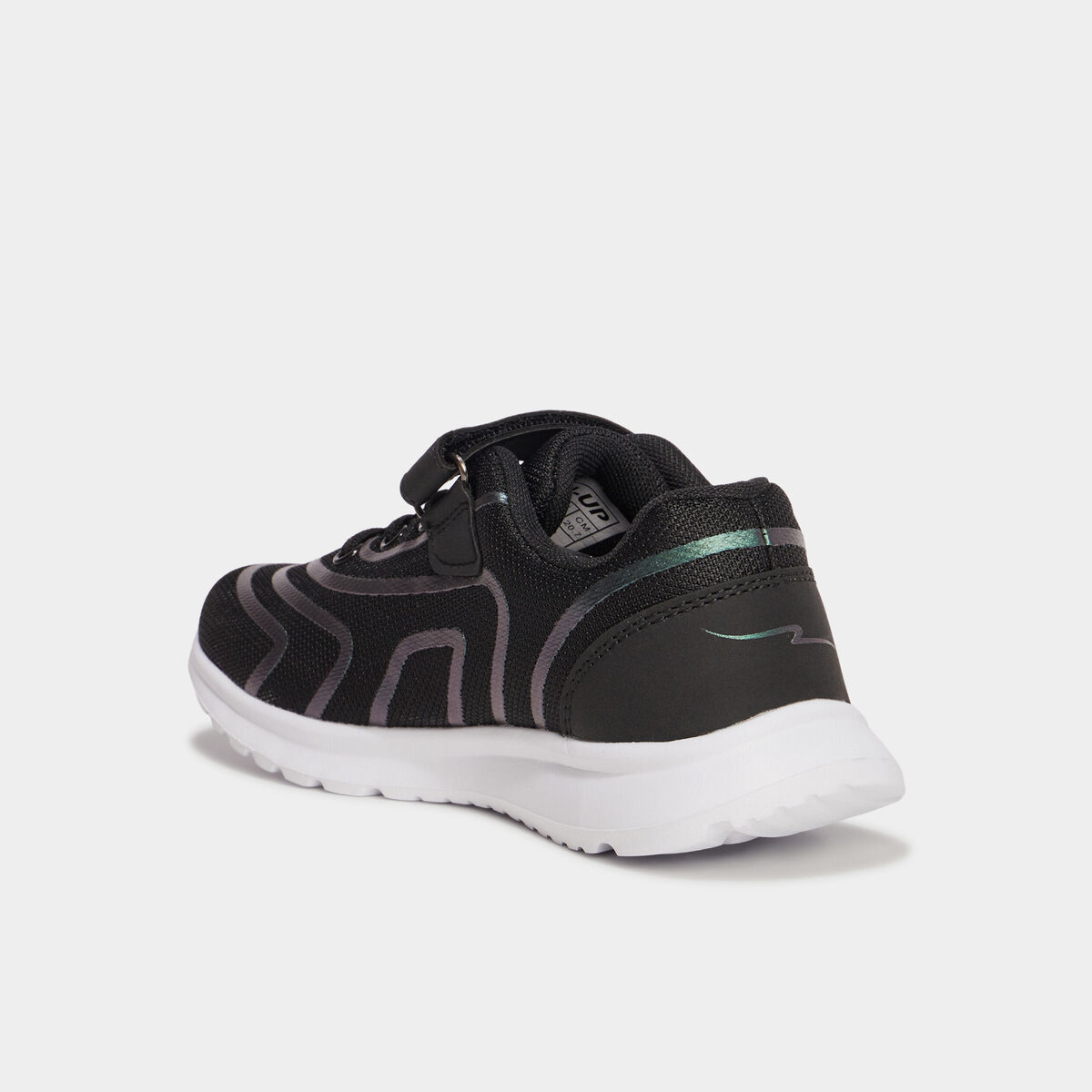 Baskets running &agrave; scratchs RUN-UP noir gar&ccedil;on