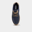 Chaussures bateau en jeans bleu homme