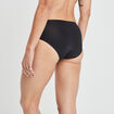 Culotte couture invisible taille haute noir femme