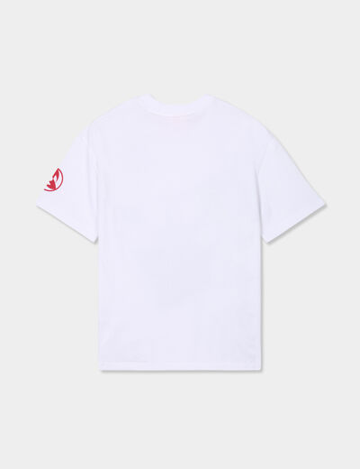 T-shirt manches courtes Naruto Kakashi blanc garçon