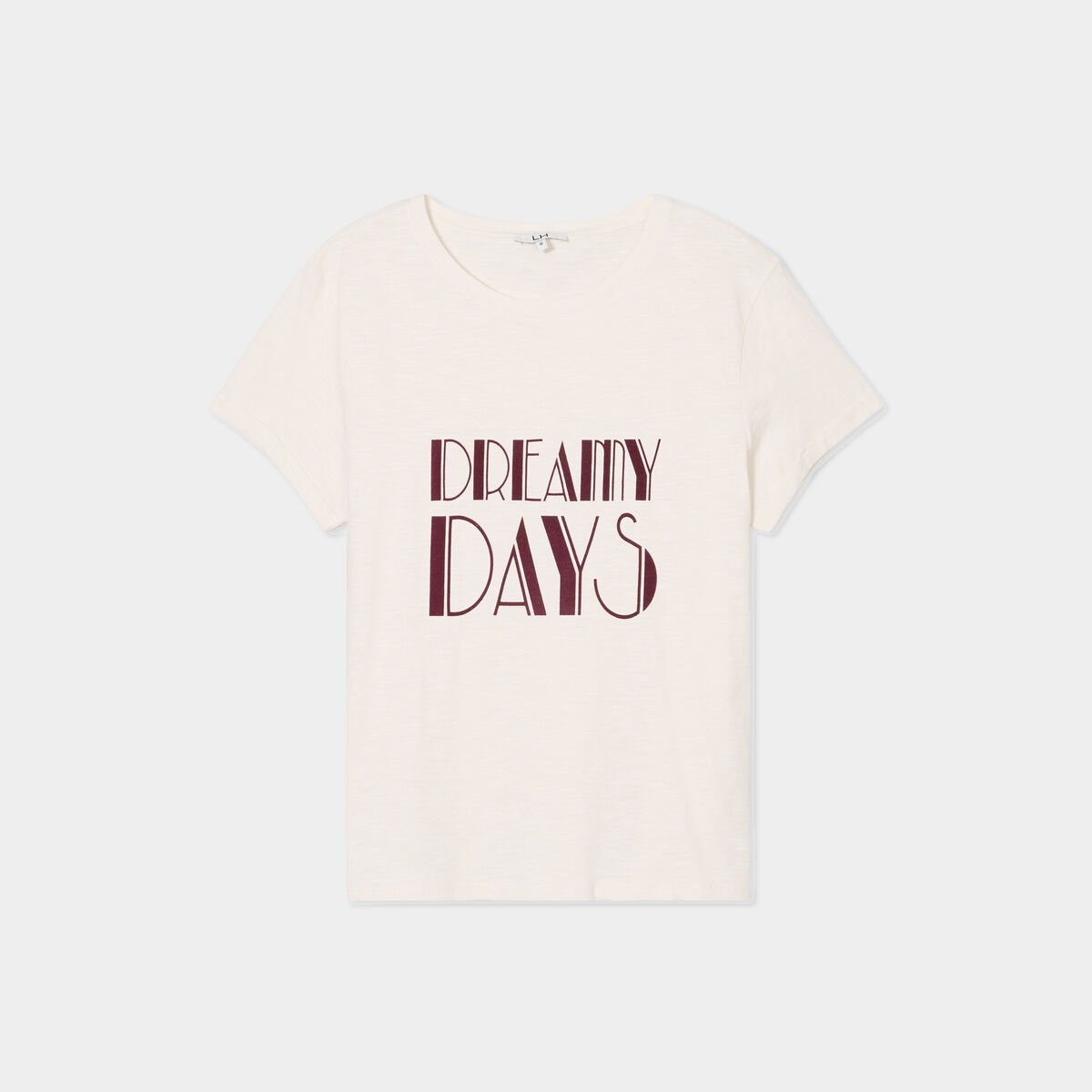T-shirt manches courtes coton blanc femme