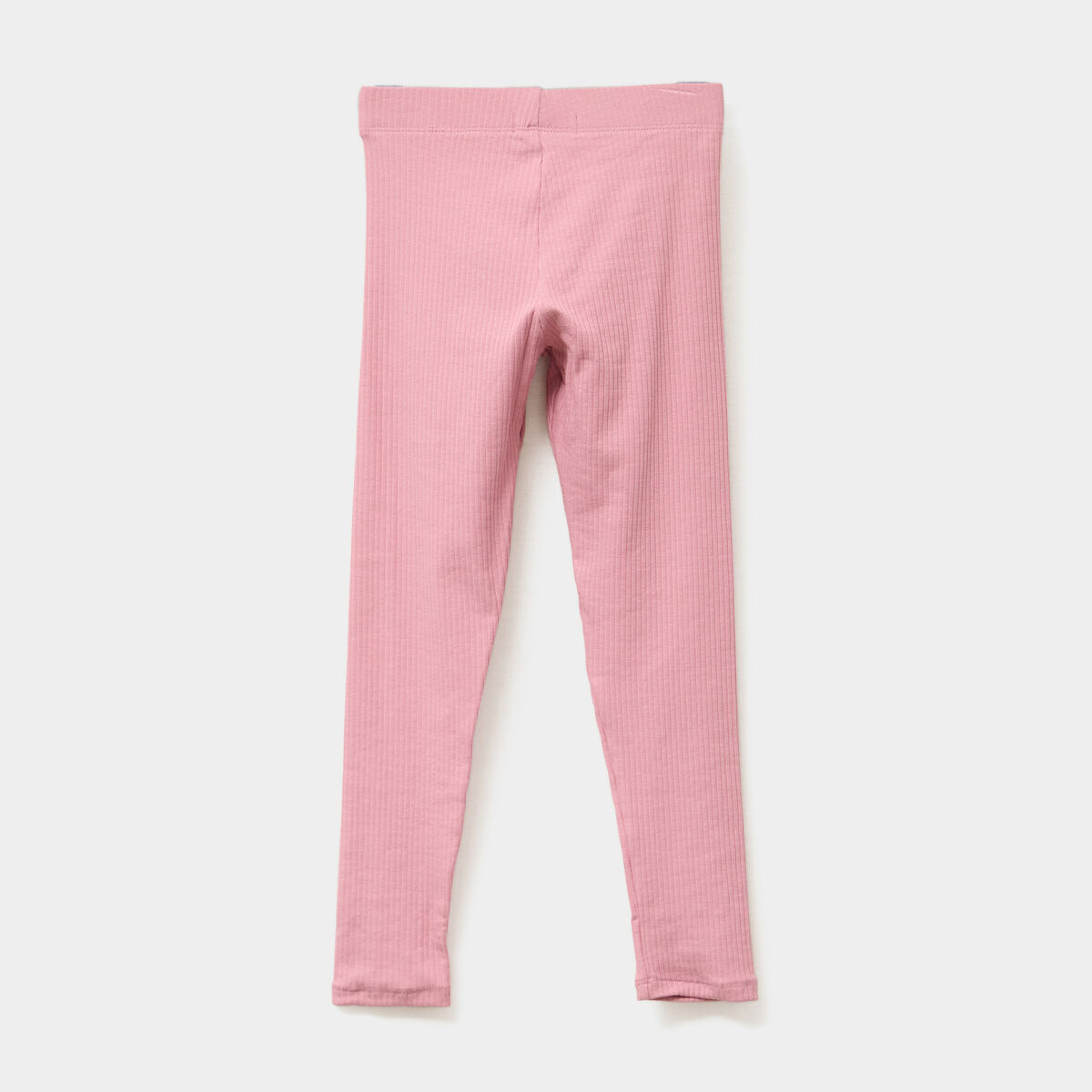 Legging côtelé coton vieux rose fille