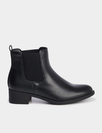 Bottines chelsea noir femme