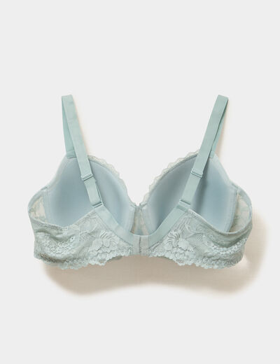 Lot 2 soutiens-gorge padd&eacute;s vert clair femme grande taille
