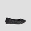 Ballerines à paillettes noir fille