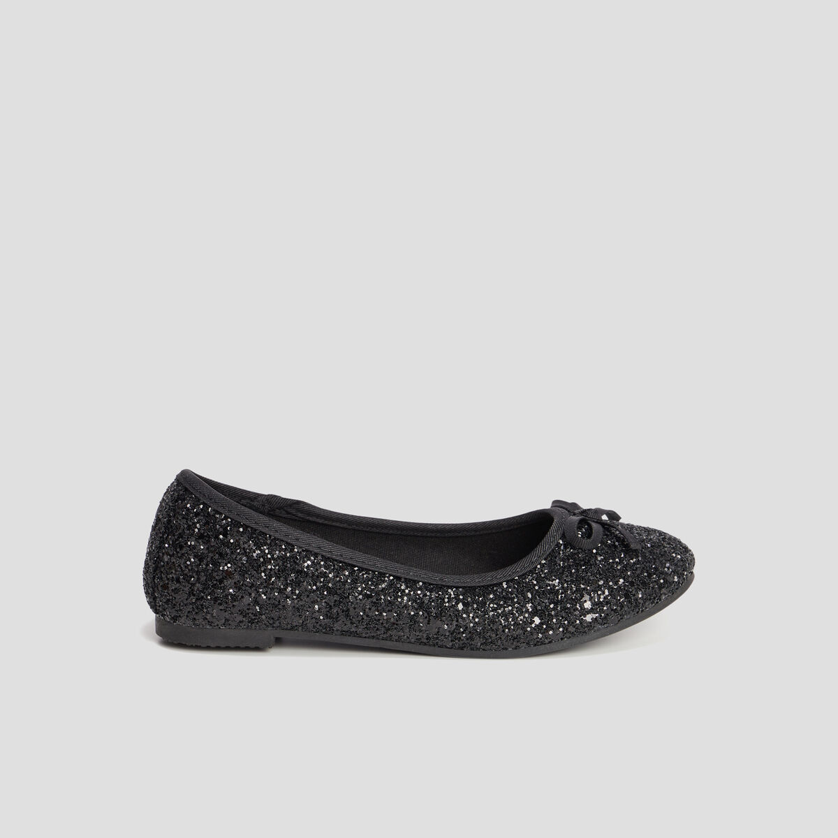 Ballerines à paillettes noir fille
