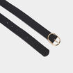 Ceinture avec boucle noir femme