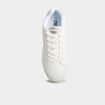 Tennis basses &agrave; lacets gris argent femme