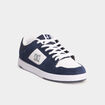 Baskets en cuir su&eacute;dine antid&eacute;rapantes bleu marine homme