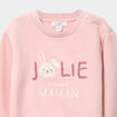 Ensemble sweat et legging rose clair bébé fille