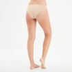 Culotte microfibre sans coutures beige femme