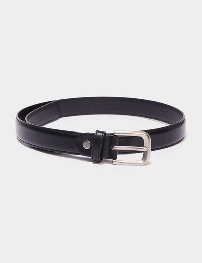 Ceinture avec boucle noir mixte