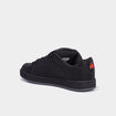 Tennis à lacets bout rond noir homme
