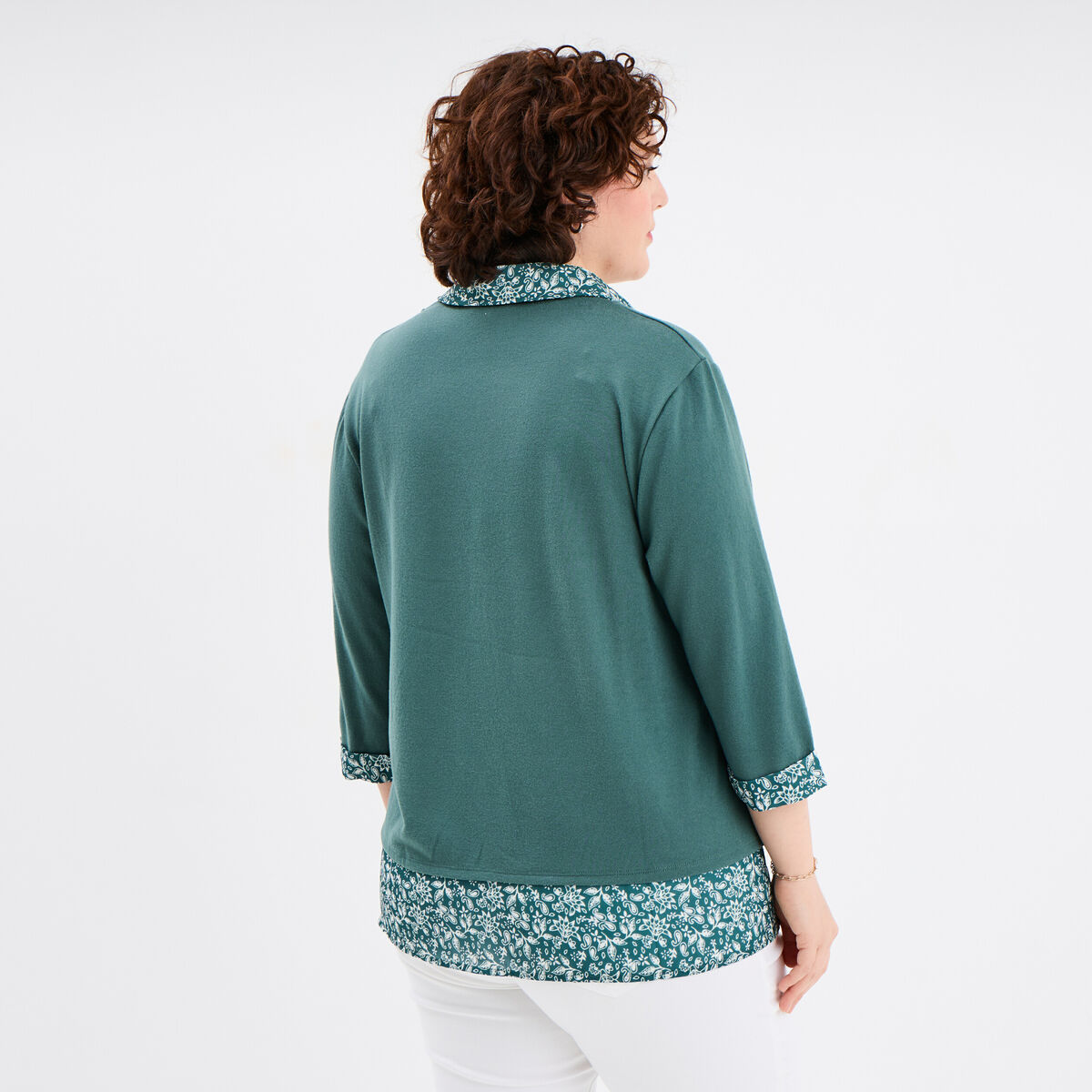 Chemise Pull équitation Kerrits – Fille – Vert Moyen – 1/4 Zip