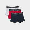 Lot 3 boxers coton majoritaire multicolore homme