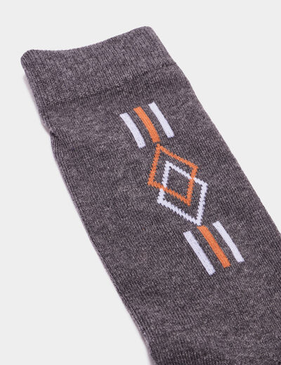Lot 5 paires chaussettes multicolore homme