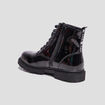 Bottines vernies zipp&eacute;es Liberto noir fille