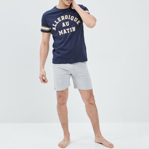ensemble pyjama 2 pieces bleu marine homme Ensemble pyjama 2 pièces bleu marine homme