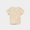 T-shirt manches courtes coton beige b&eacute;b&eacute; gar&ccedil;on