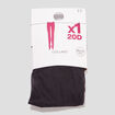 Collants 20D noir femme grande taille