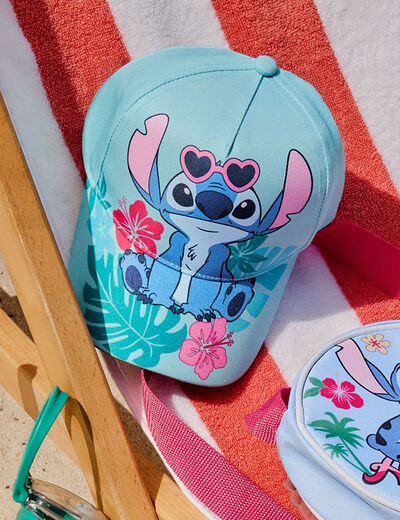 Casquette Stitch bleu turquoise fille