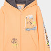 Sweat zipp&eacute; &agrave; capuche Pok&eacute;mon Pikachu rose saumon gar&ccedil;on