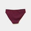 Lot 5 culottes coton prune femme