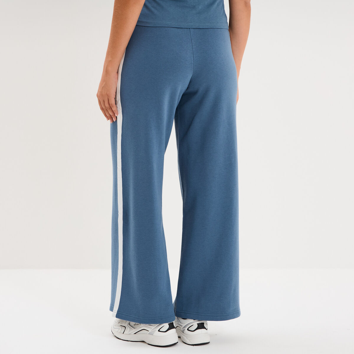 Pantalon de jogging molleton droit Kappa bleu femme