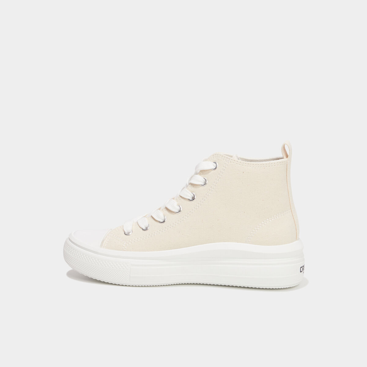 Baskets montantes en toile Creeks sable femme