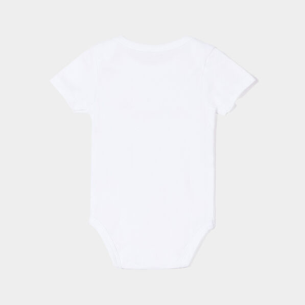 Lot 7 bodies US coton manches courtes blanc bébé