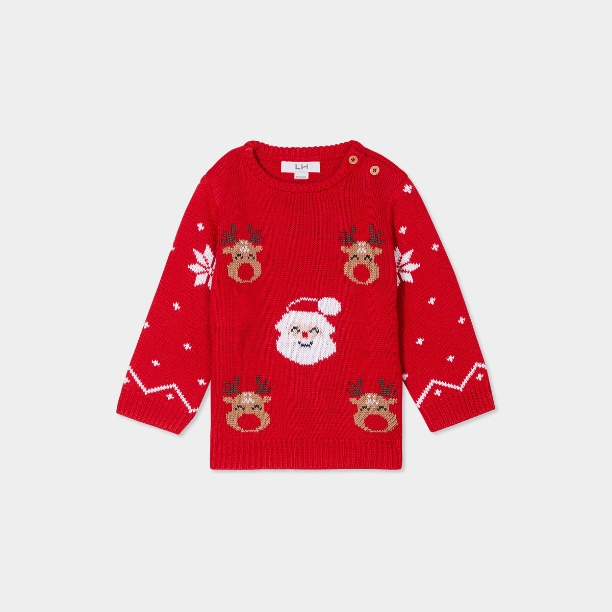 Pull De Noël Joyeux Noël Boule Ours Polaire Vert Garçons Et Filles - Pulls De Noël