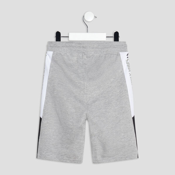 short jogging droit liberto gris garcon Short jogging droit Liberto gris garçon