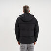 Doudoune d&eacute;perlante &agrave; capuche amovible noir homme