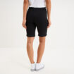 Bermuda en jean slim denim noir femme