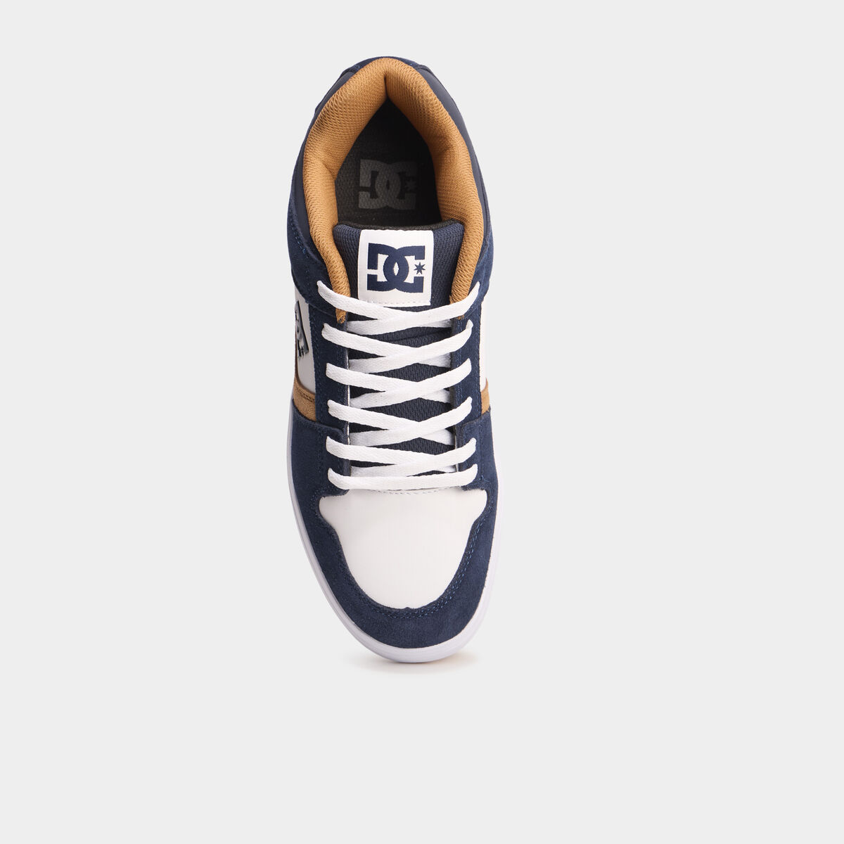 Baskets en cuir su&eacute;dine antid&eacute;rapantes bleu homme