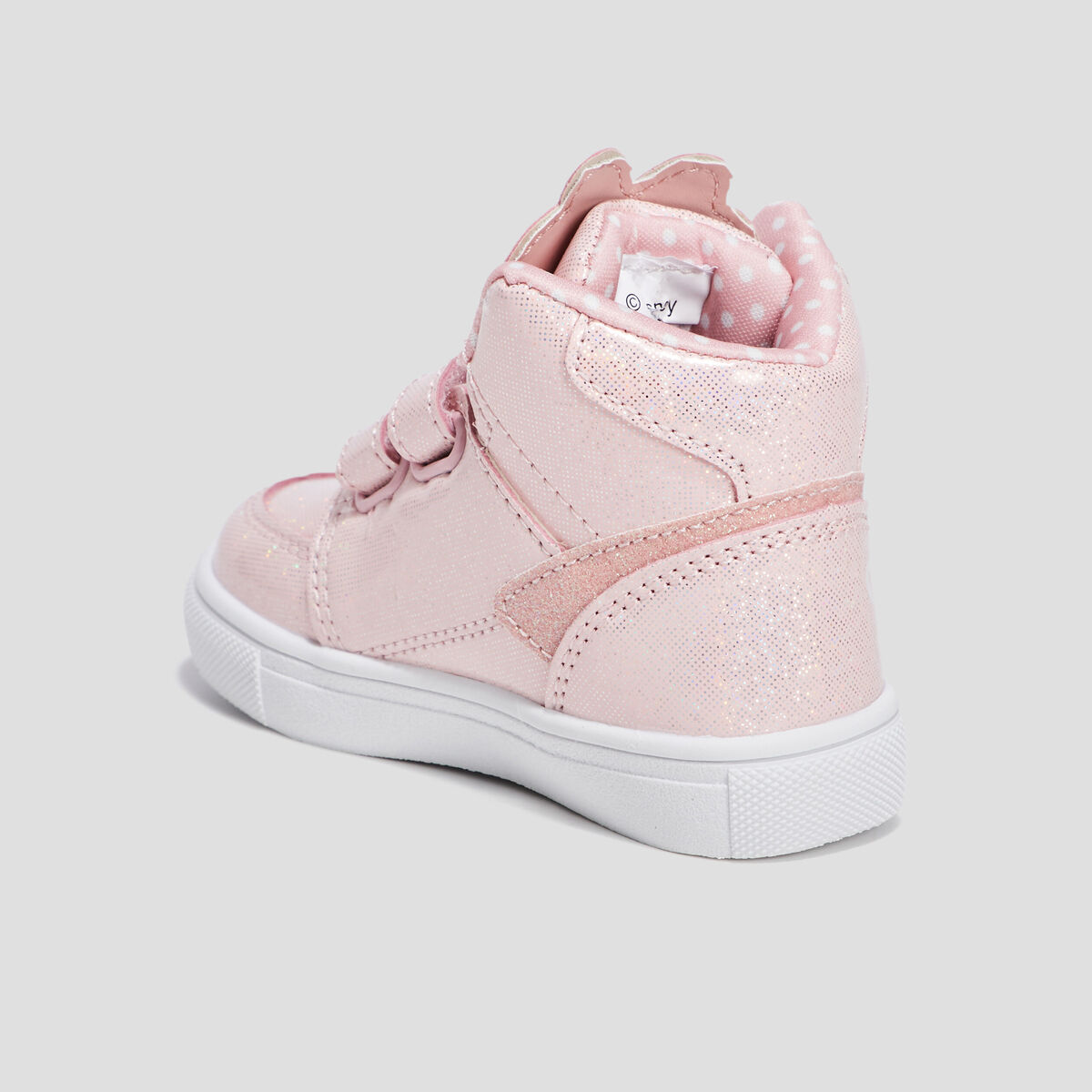Baskets montantes pailleté Minnie rose bébé fille