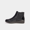 Bottines compensées noir femme