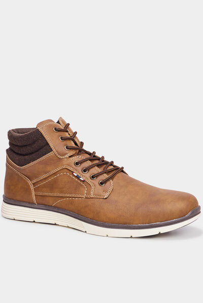 Bottines à lacets Bolanito marron homme